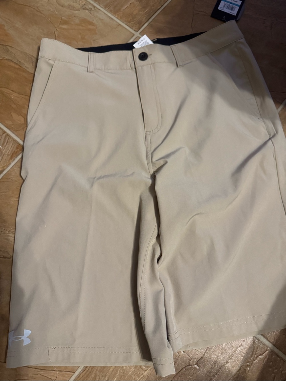 Under Armour Beige Performance Golf Shorts